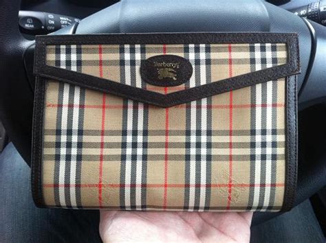 burberry london small clutch bag vintage|vintage Burberry clutch bag.